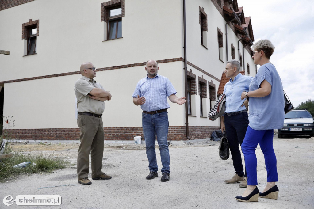 Na budowie Centrum Czynnej Ochrony Przyrody w Tleniu