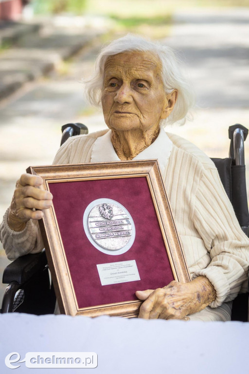 Medal dla stuletniej mieszkanki Grudziądza