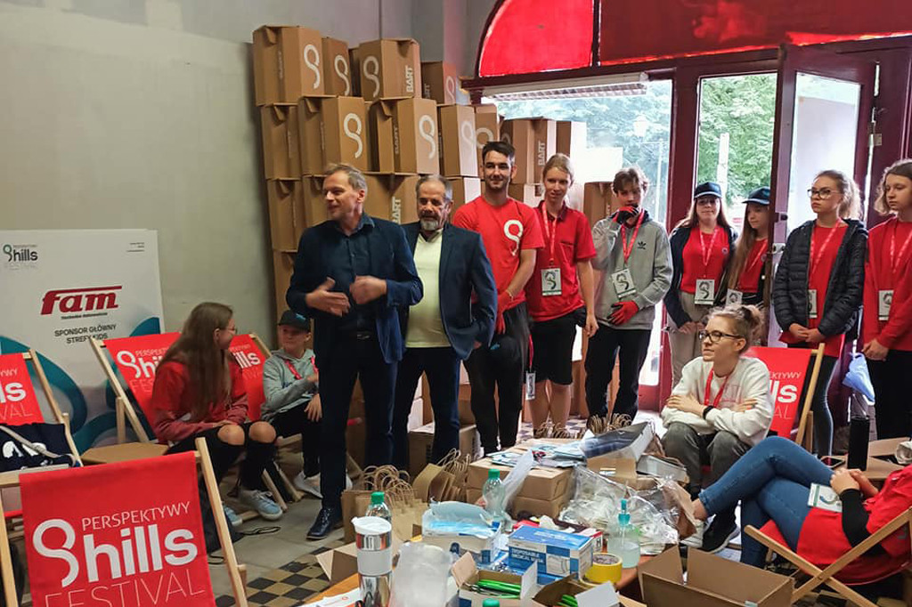 Życzenia Władz Miasta dla wolontariuszy 9 Hills