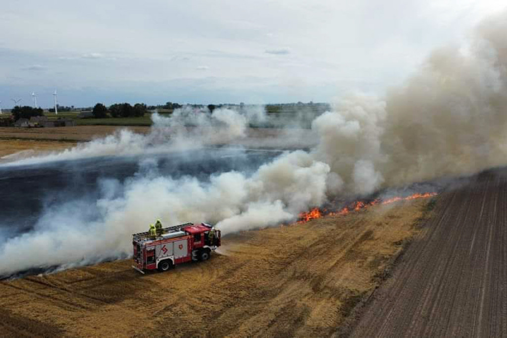 Paliło się w Grzybnie. Zobaczcie zdjęcia
