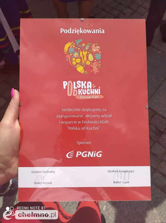  KGW Brzozowo z nagrodą na Festiwalu
