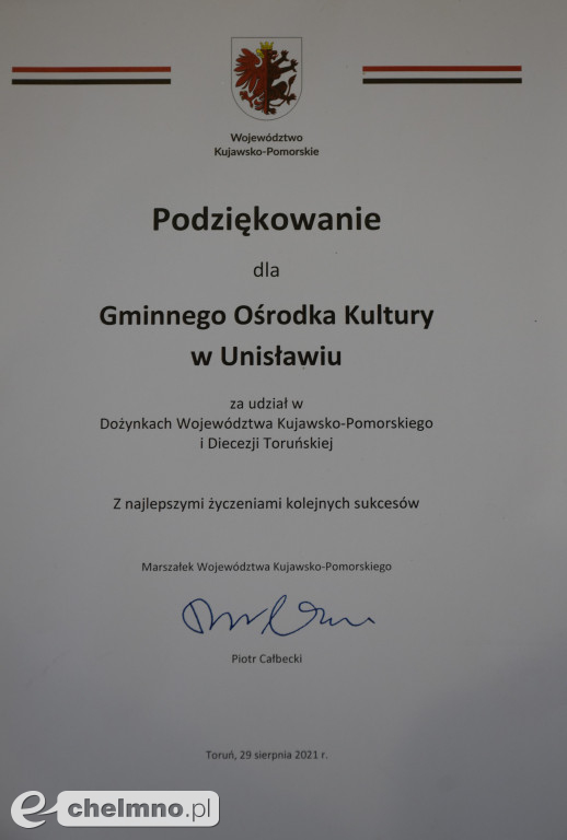 Na dożynkach u Marszałka promowali kapustę