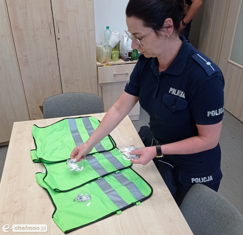Chełmińscy policjanci dbają o bezpieczeństwo najmłodszych