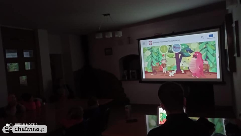 Spotkanie przedszkolaków ze strażakami