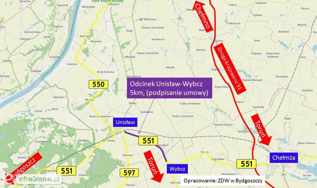 Zmodernizowana zostanie droga nr 551