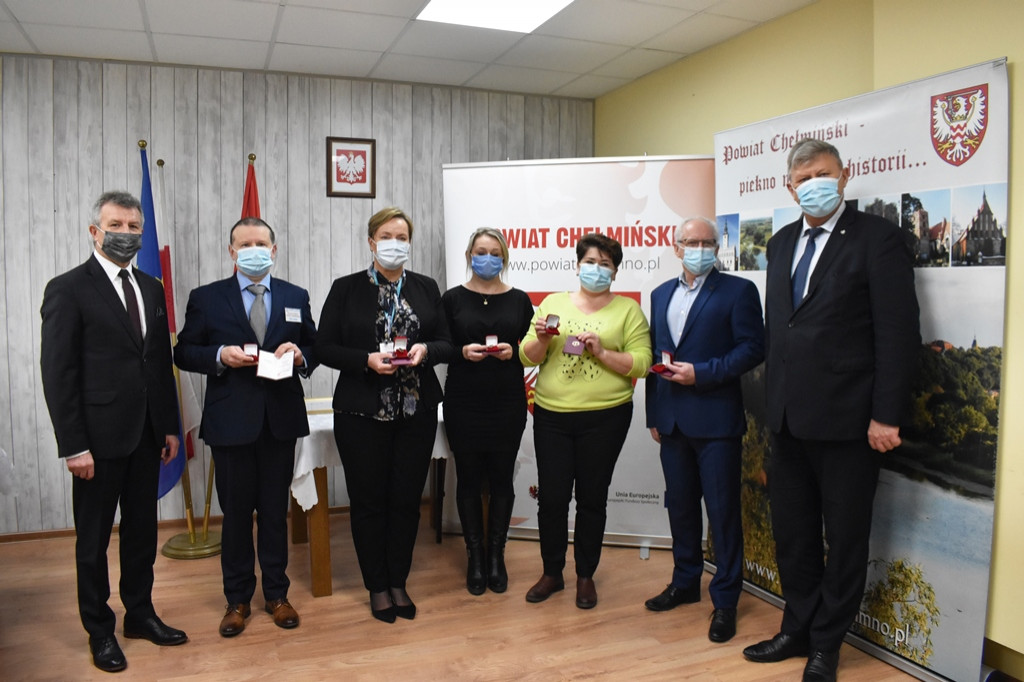 Wręczenie odznak honorowych w chełmińskim szpitalu