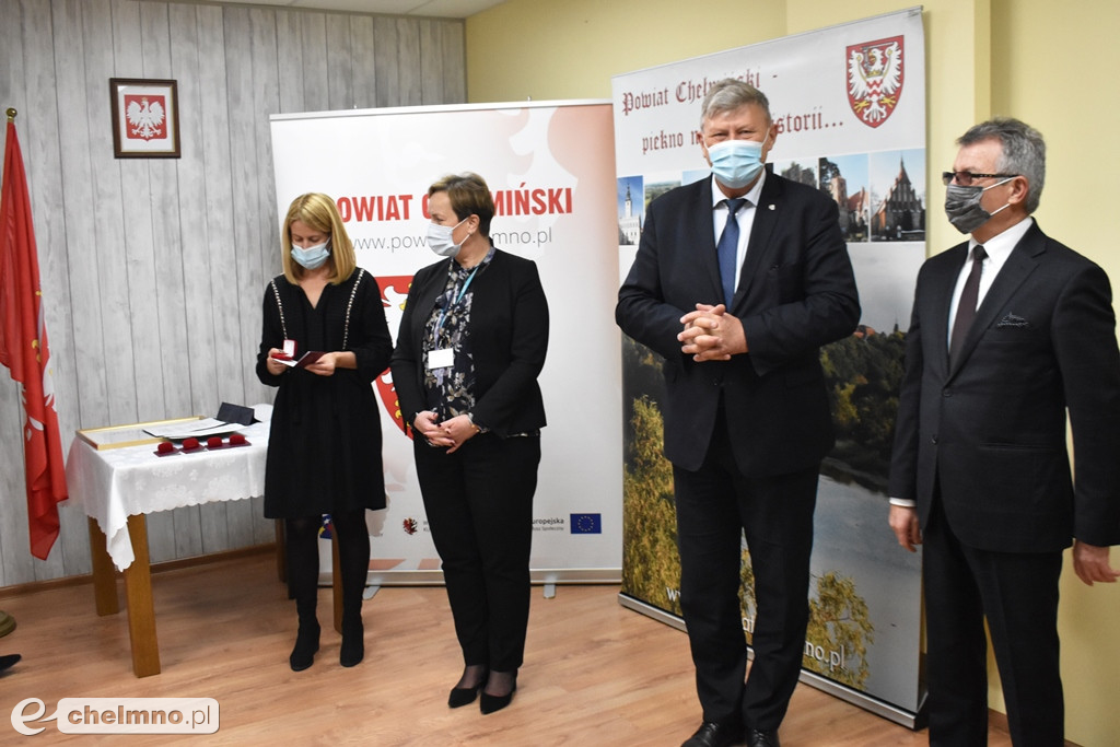 Wręczenie odznak honorowych w chełmińskim szpitalu