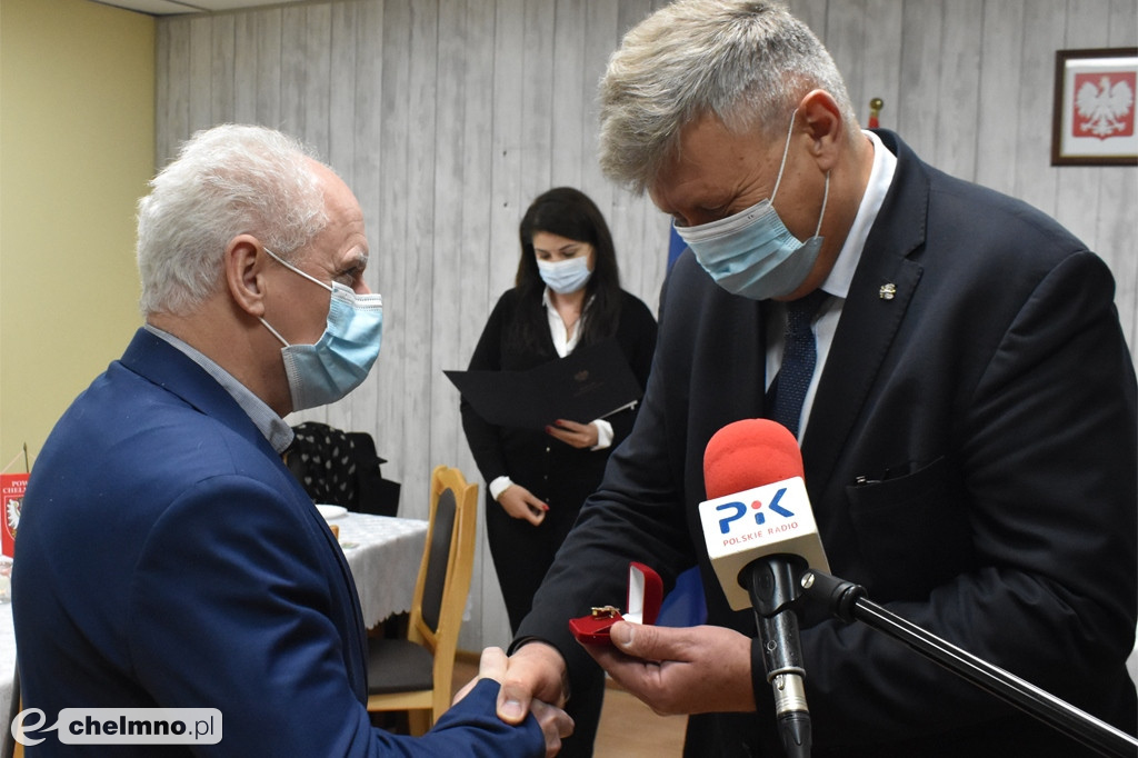Wręczenie odznak honorowych w chełmińskim szpitalu