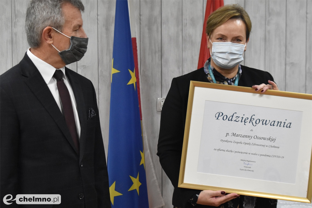 Wręczenie odznak honorowych w chełmińskim szpitalu
