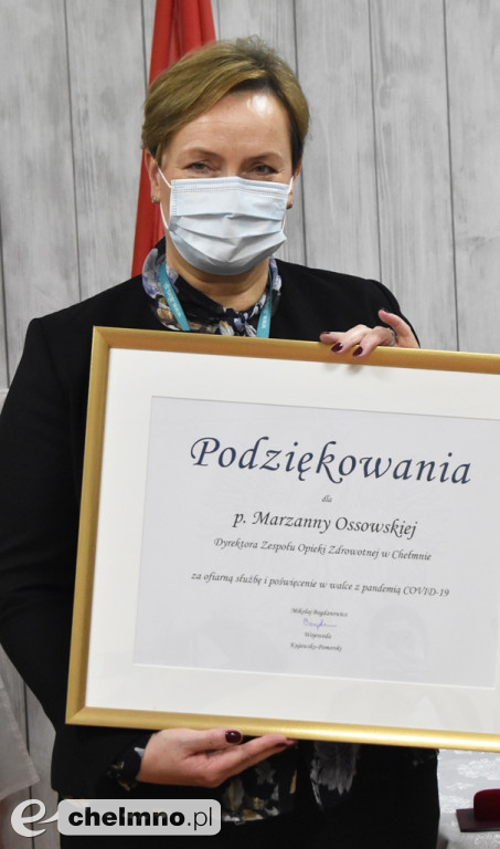 Wręczenie odznak honorowych w chełmińskim szpitalu