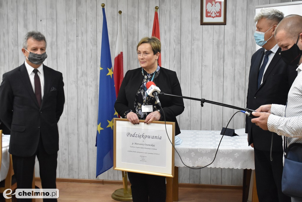 Wręczenie odznak honorowych w chełmińskim szpitalu