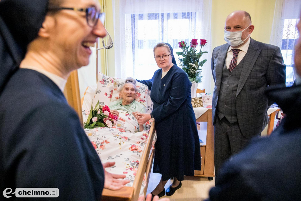 Marszałek odwiedził najstarszą mieszkankę województwa
