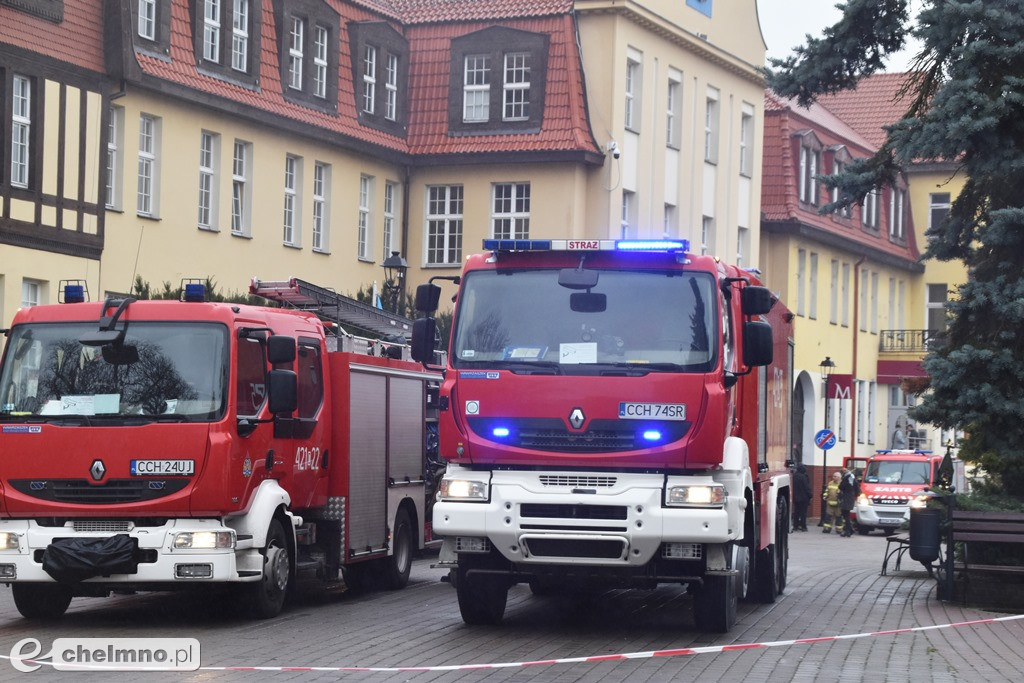 Alarm i pożar w Urzędzie Miasta. Co się tam stało?