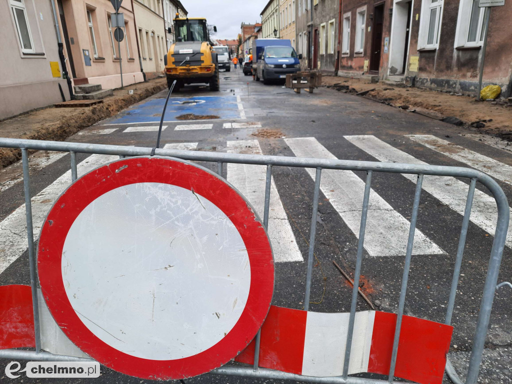 Trwają intensywne prace przy objeździe starego miasta