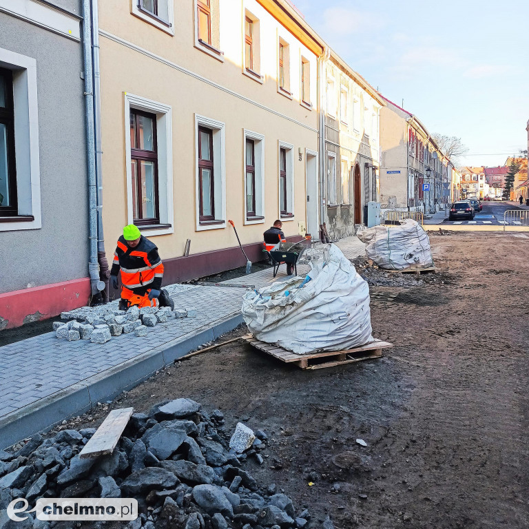 Trwają intensywne prace przy objeździe starego miasta
