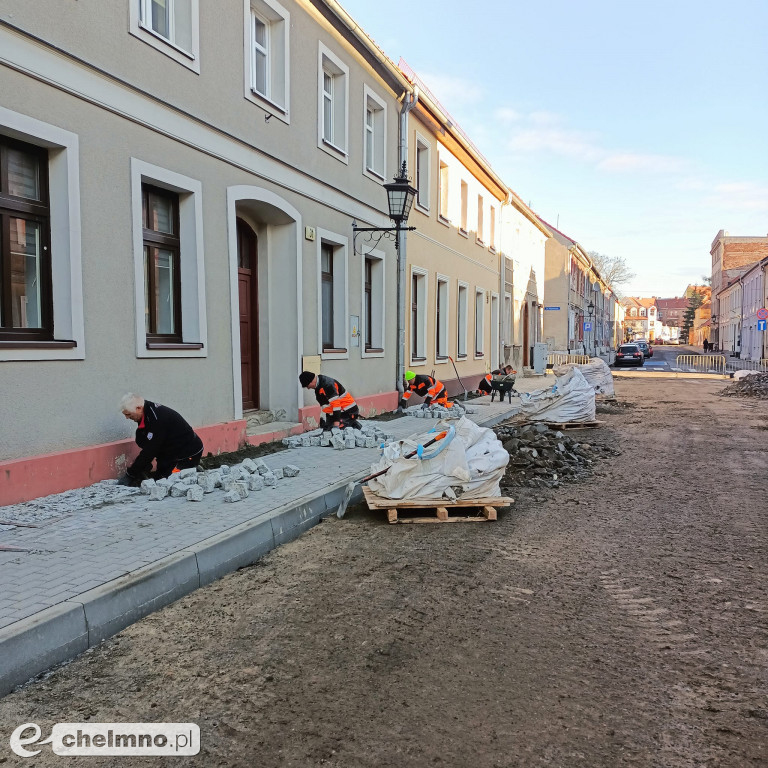 Trwają intensywne prace przy objeździe starego miasta