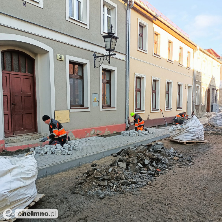 Trwają intensywne prace przy objeździe starego miasta