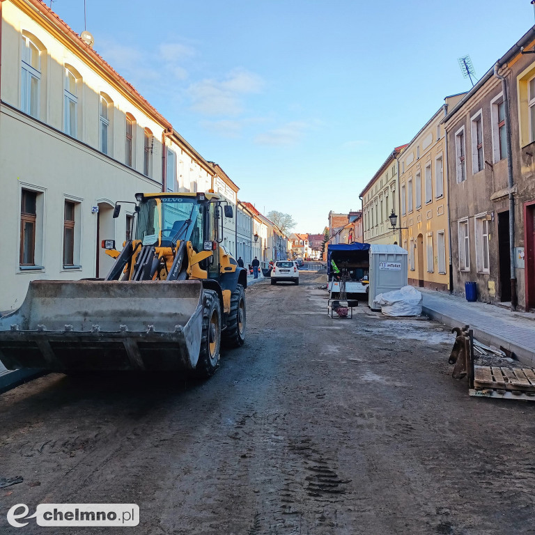 Trwają intensywne prace przy objeździe starego miasta