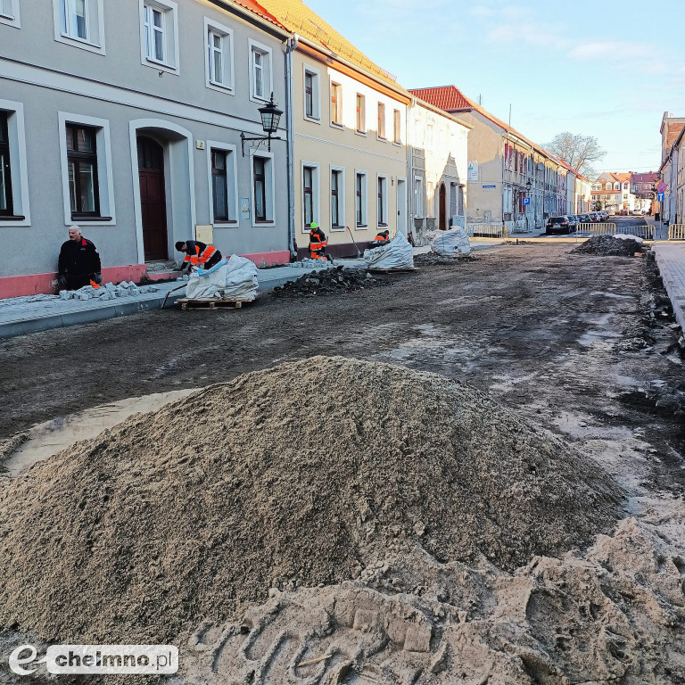 Trwają intensywne prace przy objeździe starego miasta