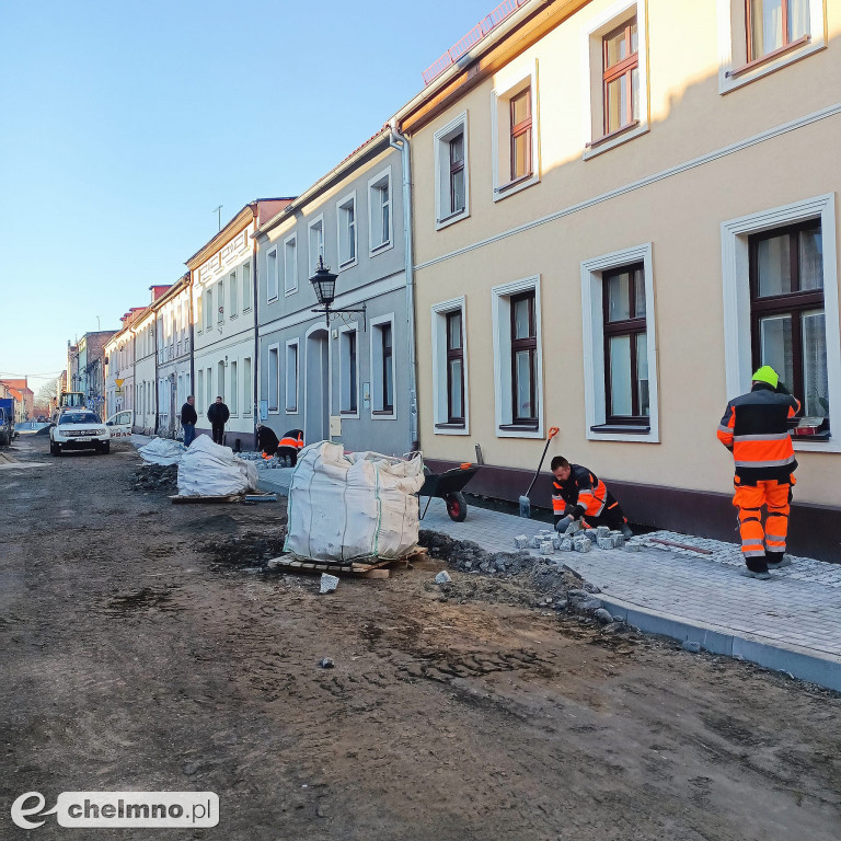 Trwają intensywne prace przy objeździe starego miasta