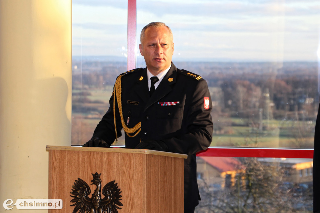 Uroczysta zbiórka w KP PSP Chełmno