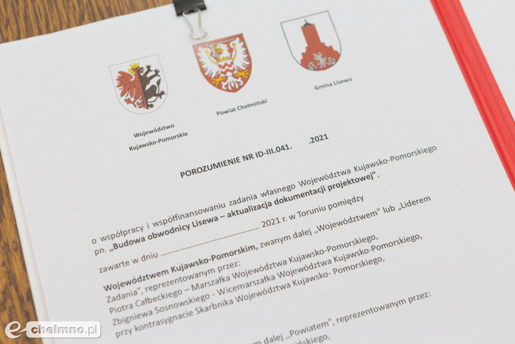 Kolejny krok w kierunku obwodnic Lisewa i Brodnicy
