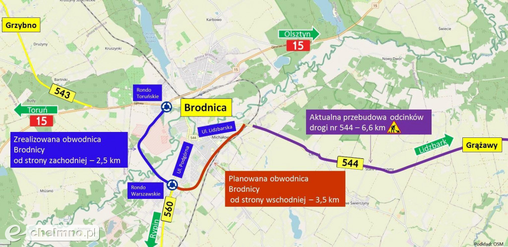 Kolejny krok w kierunku obwodnic Lisewa i Brodnicy
