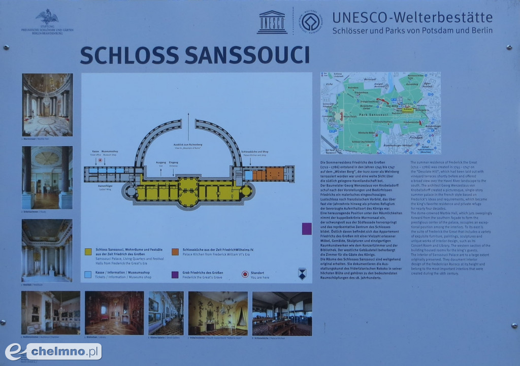 Wspomnienie z wycieczki do Poczdamu i Berlina
