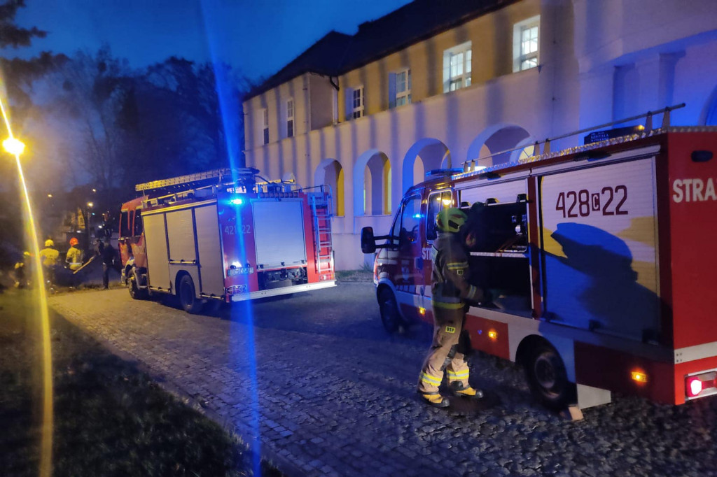 Strażacy interweniowali na terenie szpitala