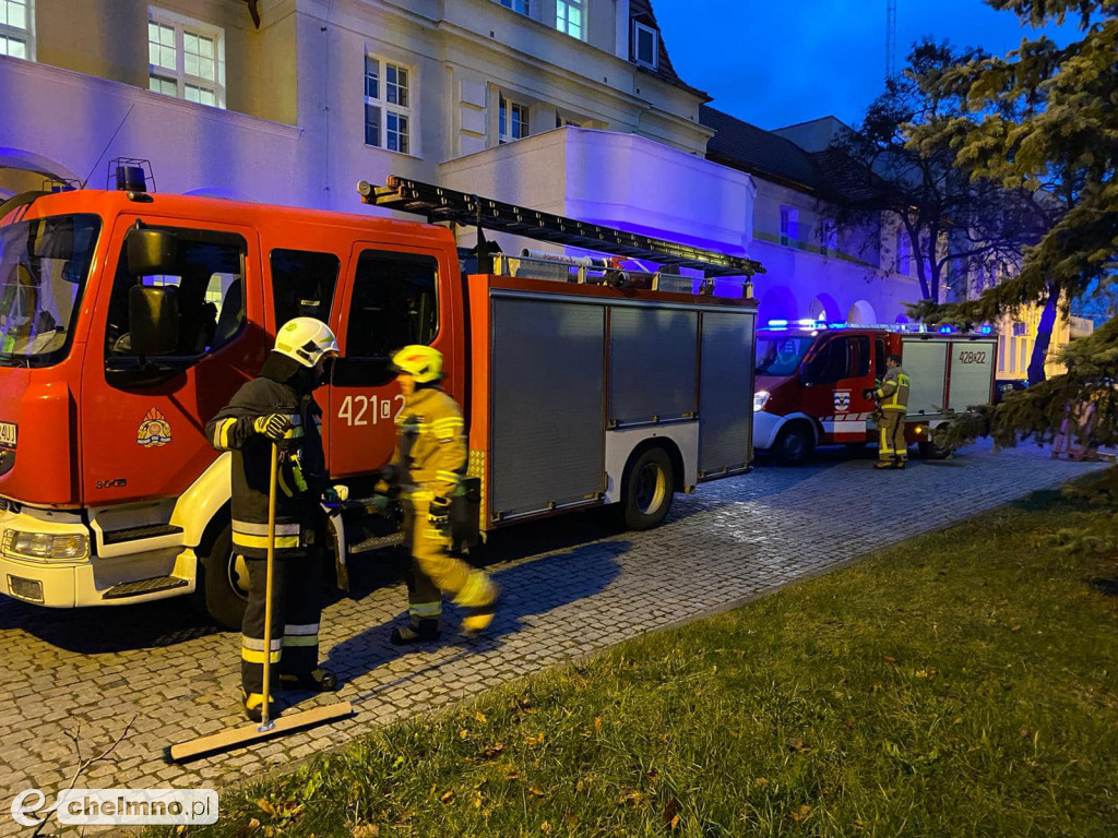 Strażacy interweniowali na terenie szpitala