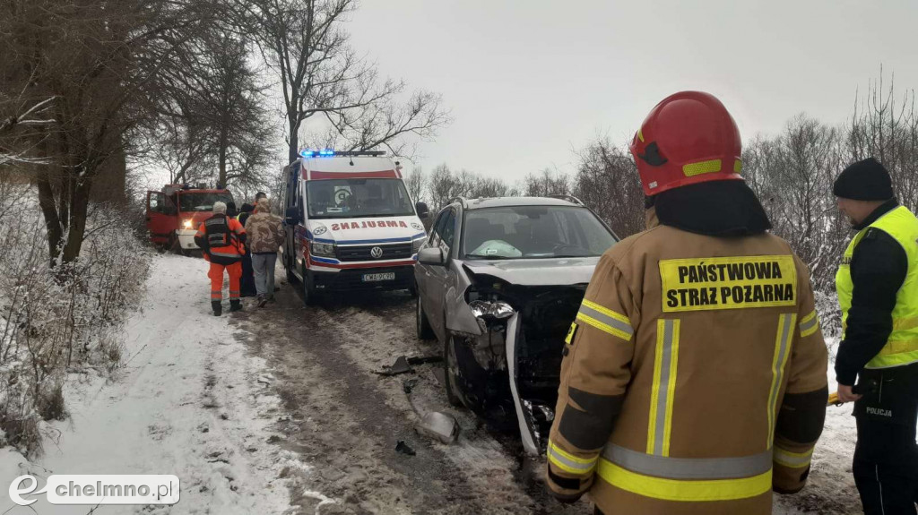 Kobieta poszkodowana w wypadku w Lipienku