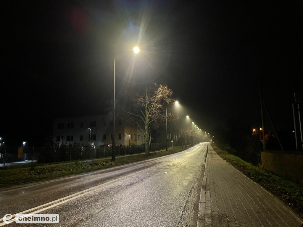 Wymiana opraw oświetleniowych na terenie Chełmna