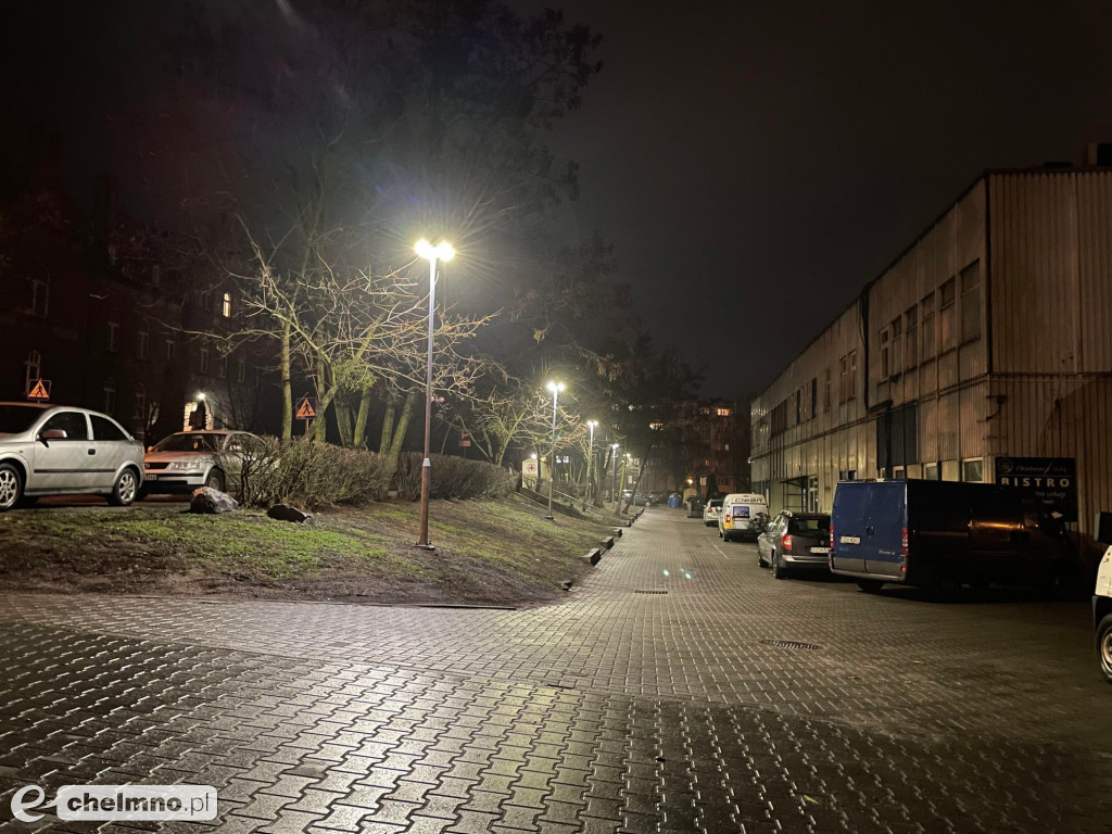 Wymiana opraw oświetleniowych na terenie Chełmna