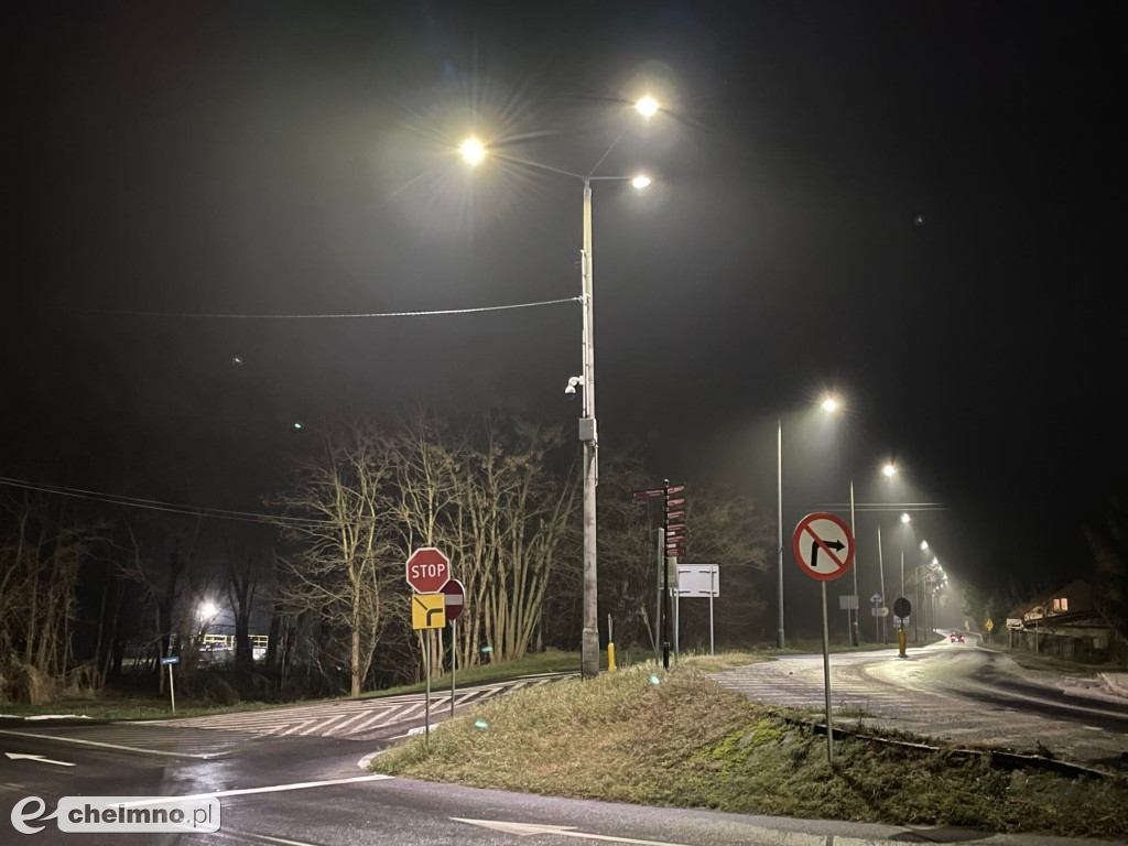 Wymiana opraw oświetleniowych na terenie Chełmna