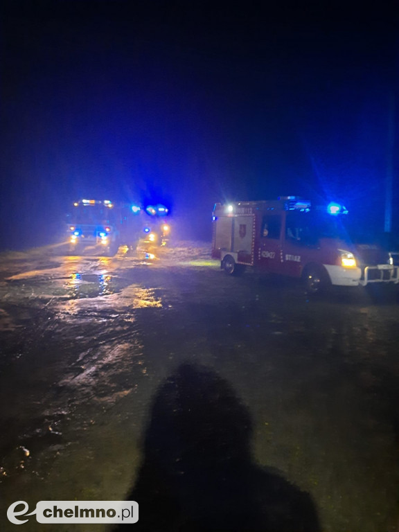 Strażacy gasili pożar w kotłowni