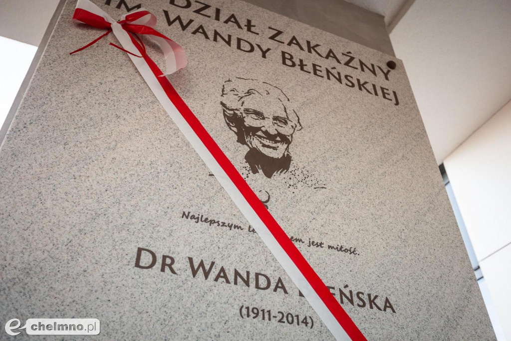 Dokta patronką oddziału zakaźnego na Bielanach