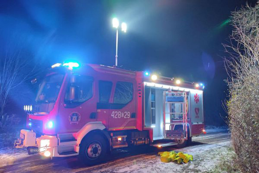 Pierwsza interwencja nowym wozem OSP Chełmno