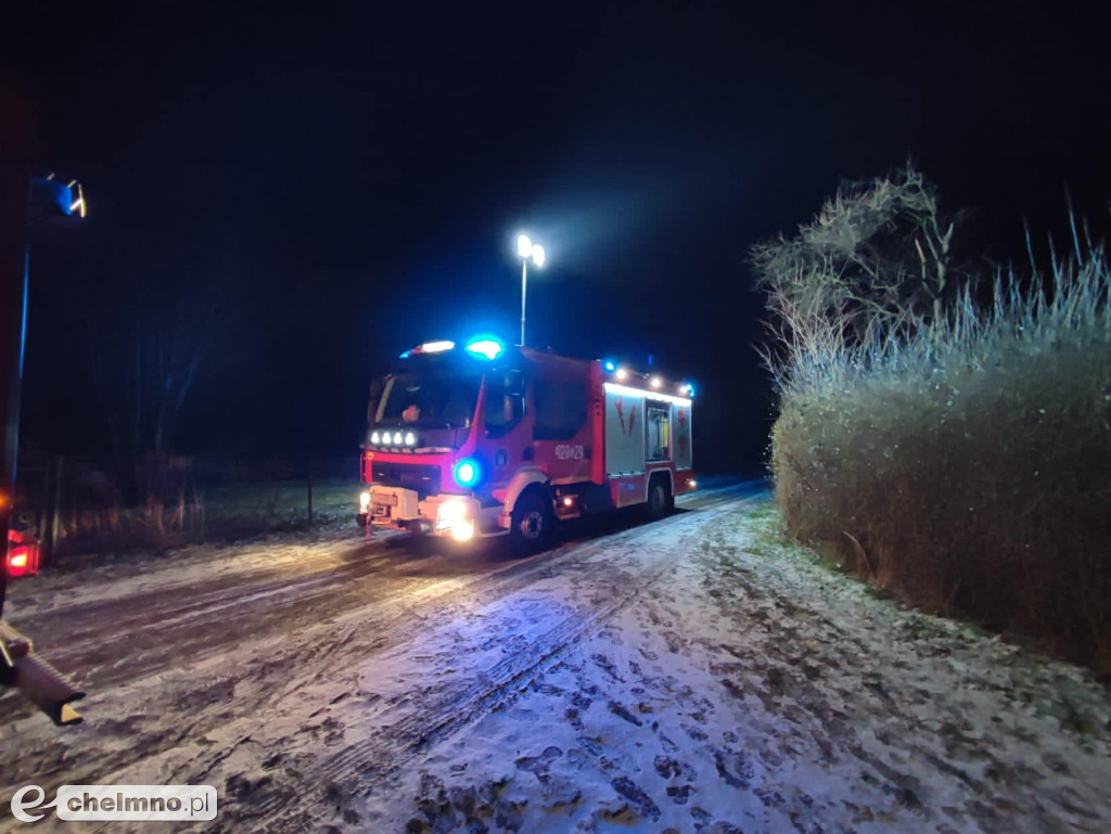 Pierwsza interwencja nowym wozem OSP Chełmno