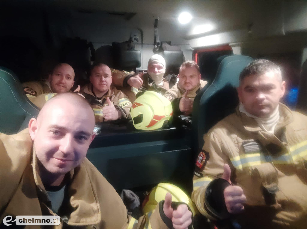 Pierwsza interwencja nowym wozem OSP Chełmno