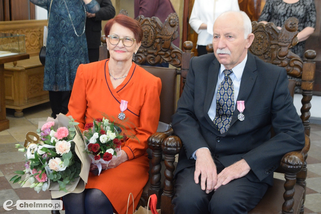 Medale Prezydenta w Złote Gody dla Państwa Majewskich