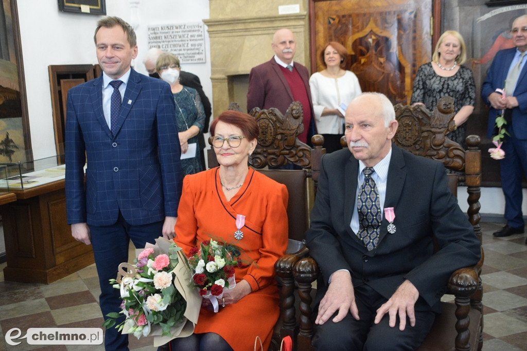 Medale Prezydenta w Złote Gody dla Państwa Majewskich