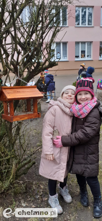 Uczniowie z Czwórki pomagają ptakom
