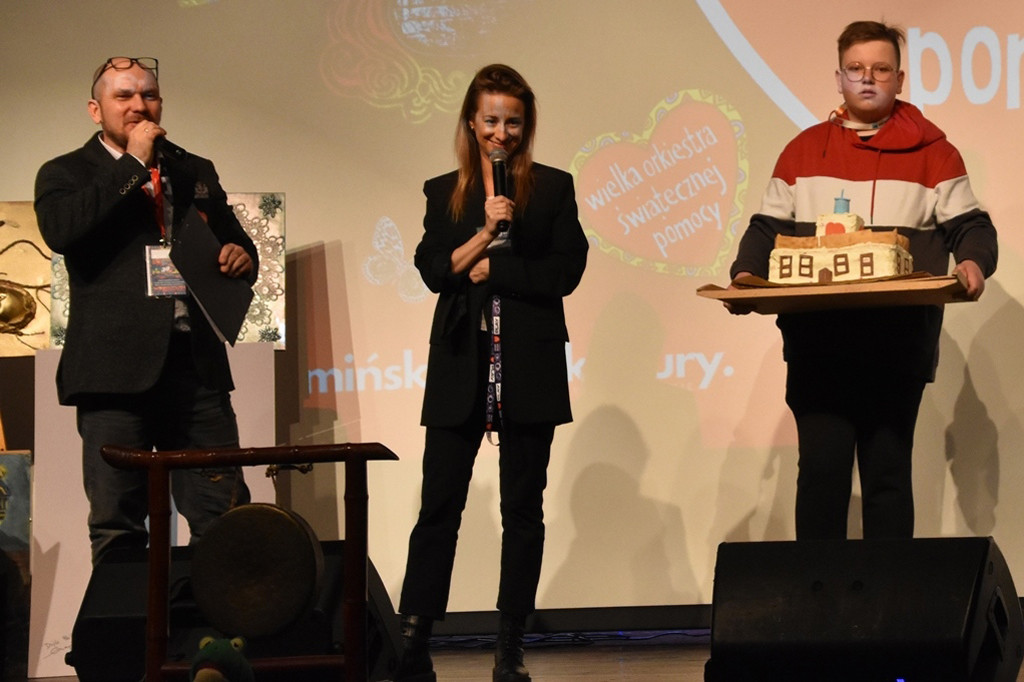 Urszula Dębska pomagała na licytacjach w Rondzie