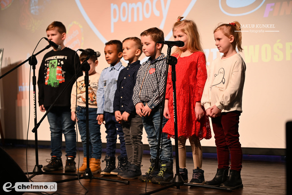 Podziękowania dla występujących na finale WOŚP w Chełmnie
