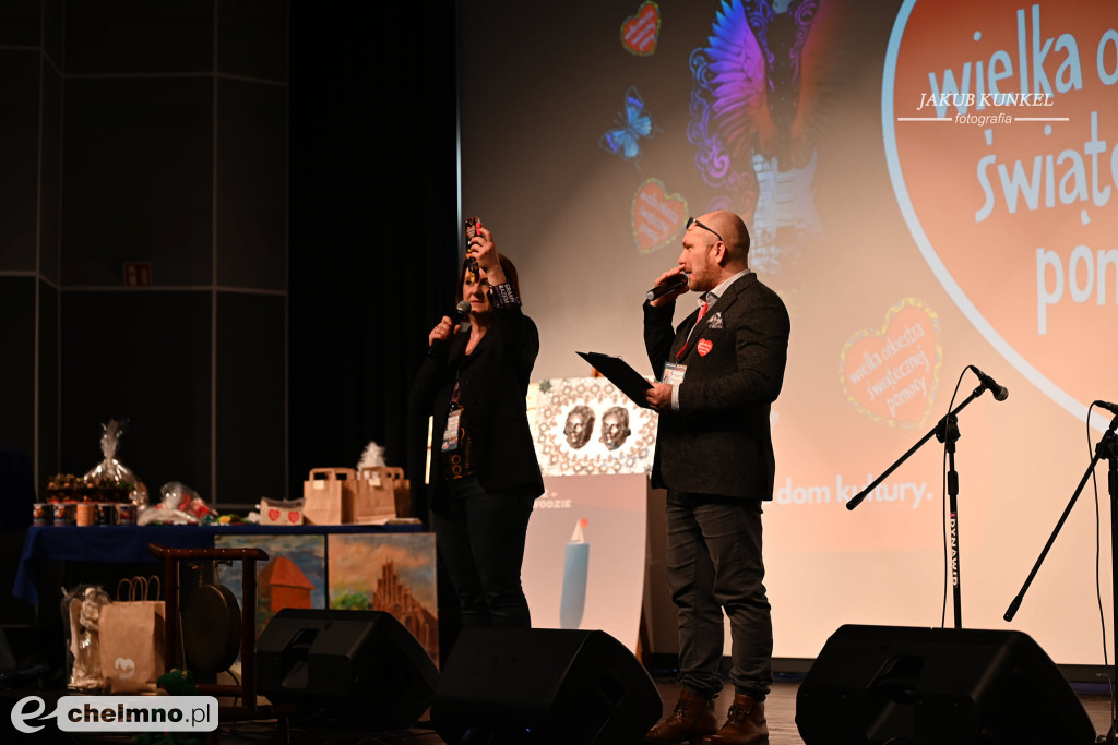 Podziękowania dla występujących na finale WOŚP w Chełmnie