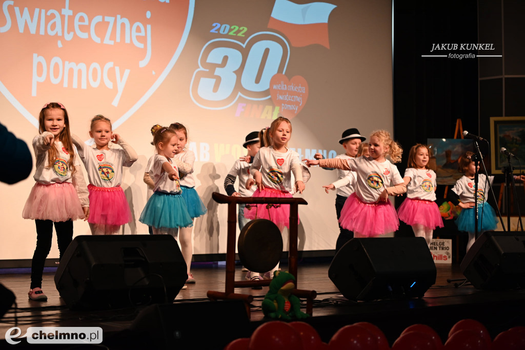 Podziękowania dla występujących na finale WOŚP w Chełmnie