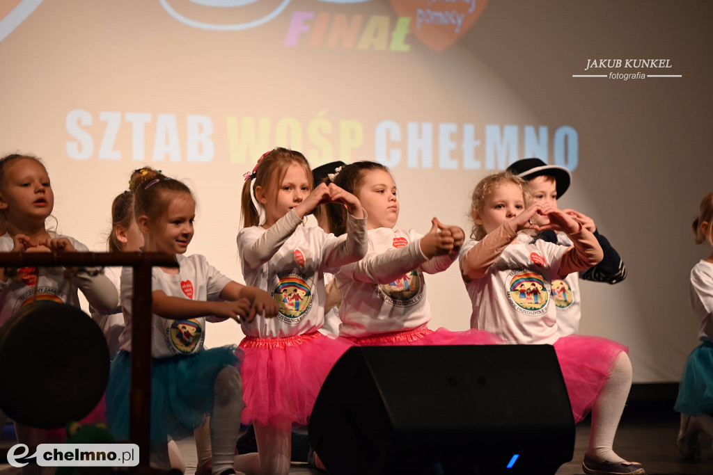 Podziękowania dla występujących na finale WOŚP w Chełmnie