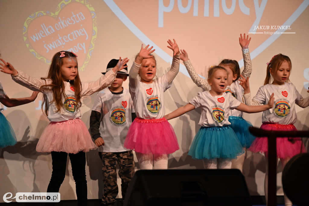 Podziękowania dla występujących na finale WOŚP w Chełmnie