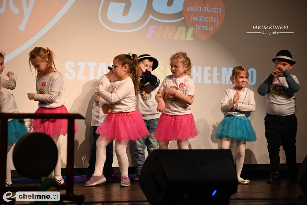 Podziękowania dla występujących na finale WOŚP w Chełmnie