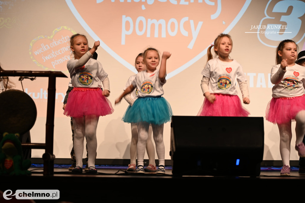 Podziękowania dla występujących na finale WOŚP w Chełmnie